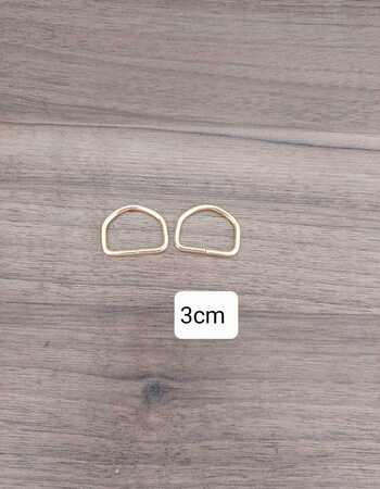 imagem Meia argola 3cm - Unidade