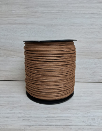 imagem Fio de Poliéster 3mm bege café