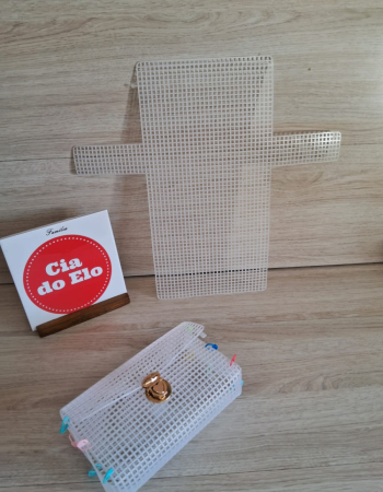 imagem Tela plástica para bolsa 36.4x19cm (Malha chenille)