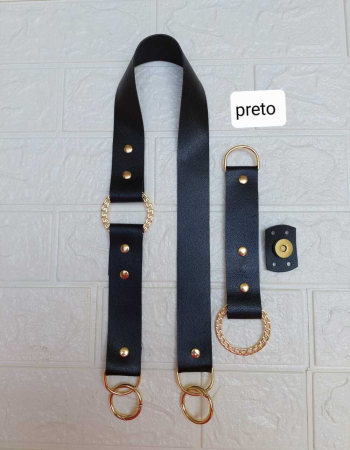 imagem Kit Alça e Fecho - Preto