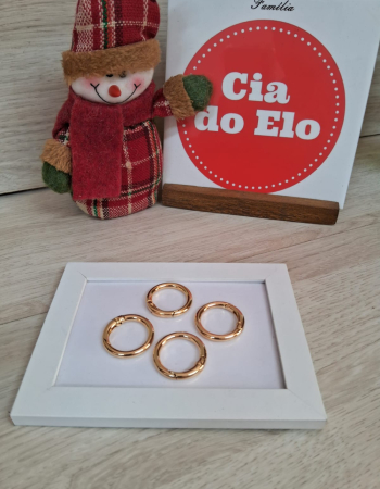 imagem 48hrs PROMOÇÃO ARGOLA ARTICULADA 30MM DOURADA