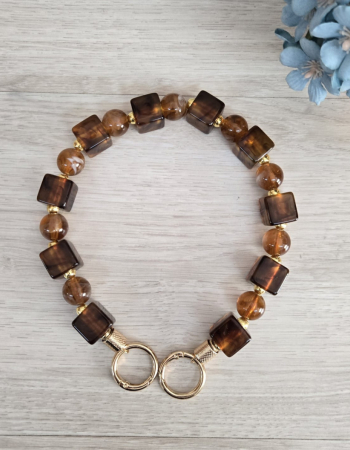 imagem Alça de Bola de resina - Tartaruga quadrada