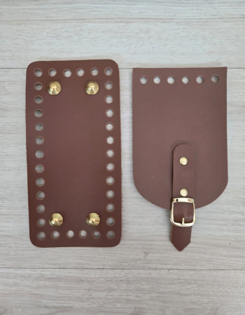 imagem KIT CLOVER COM FIVELA - Caramelo